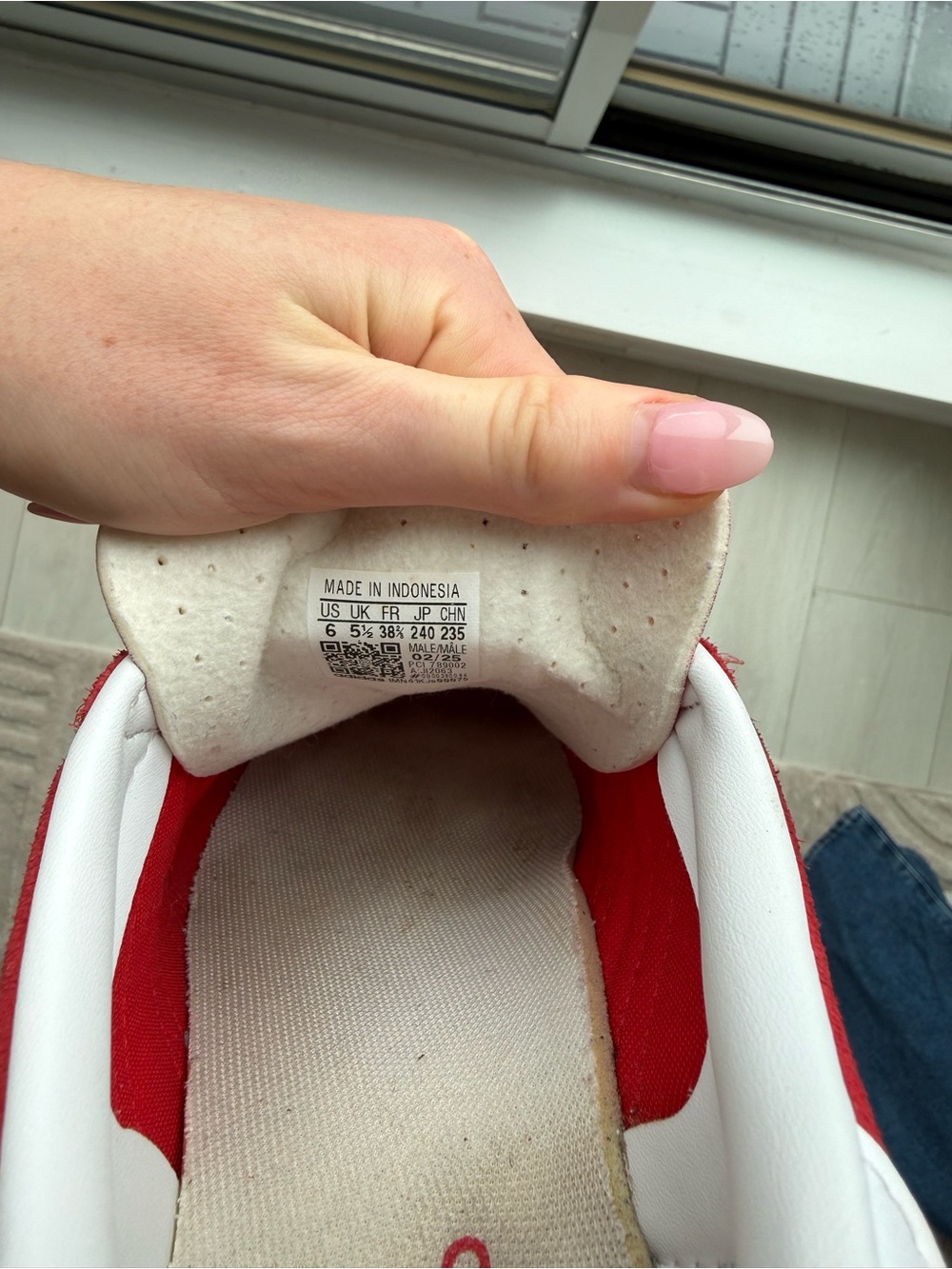 adidas White and Red Women's Sneakers